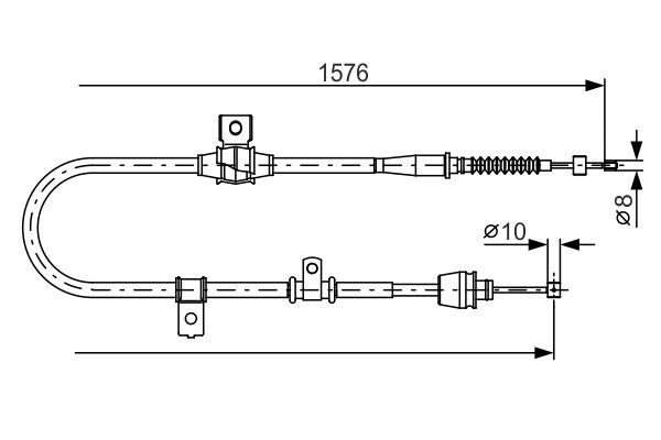 Handremkabel Bosch 1 987 482 270