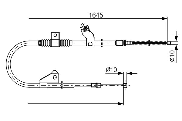 Handremkabel Bosch 1 987 482 275