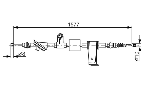 Handremkabel Bosch 1 987 482 286