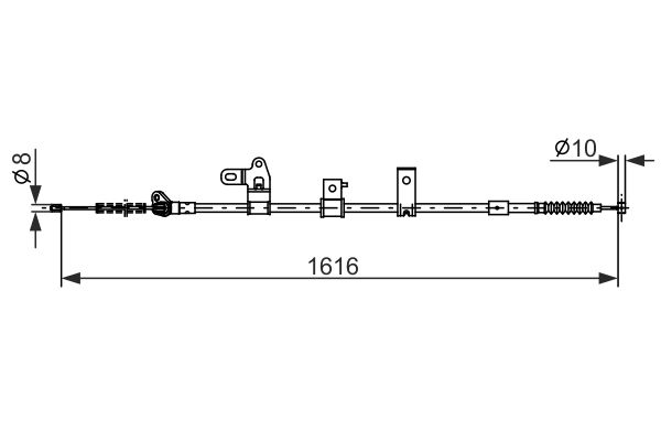 Handremkabel Bosch 1 987 482 307