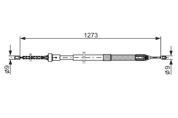 Handremkabel Bosch 1 987 482 308