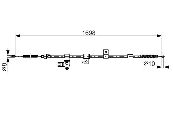 Handremkabel Bosch 1 987 482 346