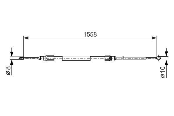 Handremkabel Bosch 1 987 482 368