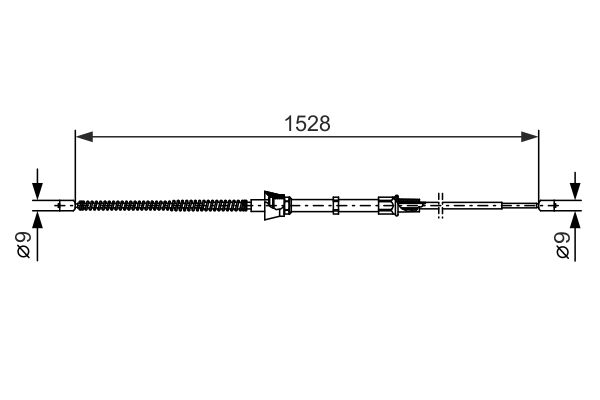 Handremkabel Bosch 1 987 482 374