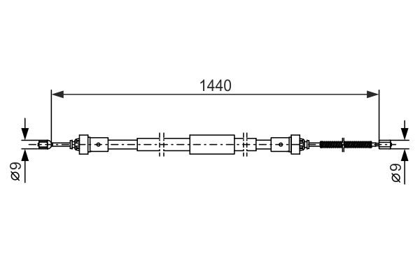 Handremkabel Bosch 1 987 482 383