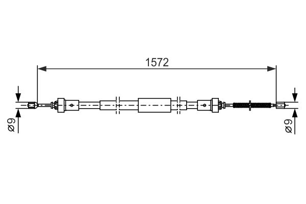Handremkabel Bosch 1 987 482 384