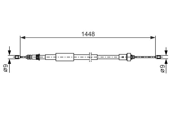 Bosch Handremkabel 1 987 482 386