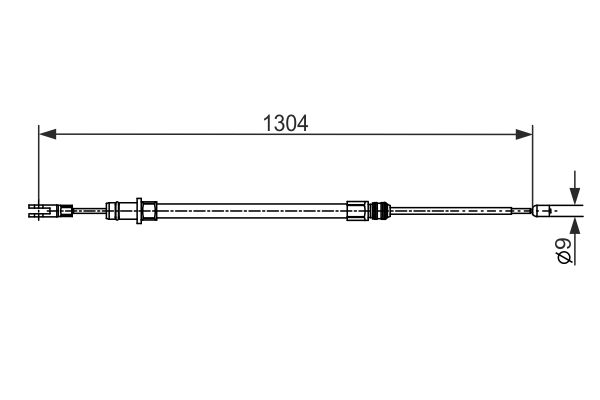 Handremkabel Bosch 1 987 482 431