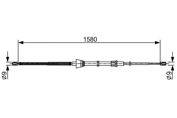 Handremkabel Bosch 1 987 482 446