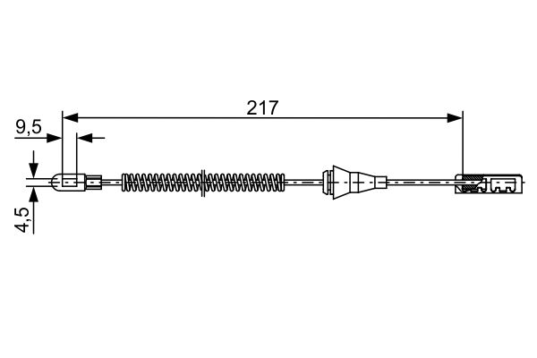 Handremkabel Bosch 1 987 482 461