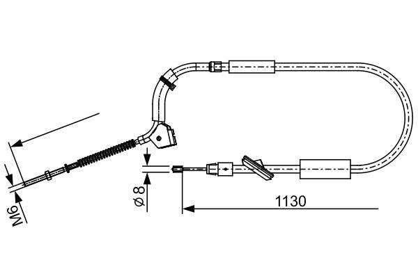 Handremkabel Bosch 1 987 482 490