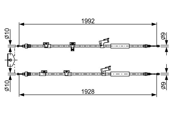 Handremkabel Bosch 1 987 482 494