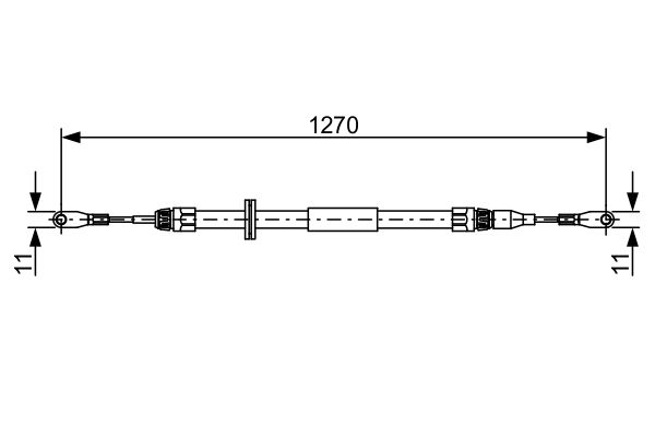 Handremkabel Bosch 1 987 482 501