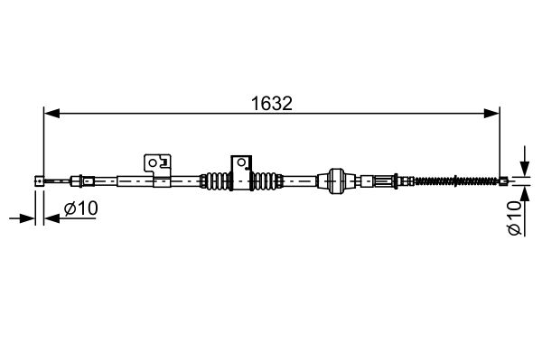 Handremkabel Bosch 1 987 482 519