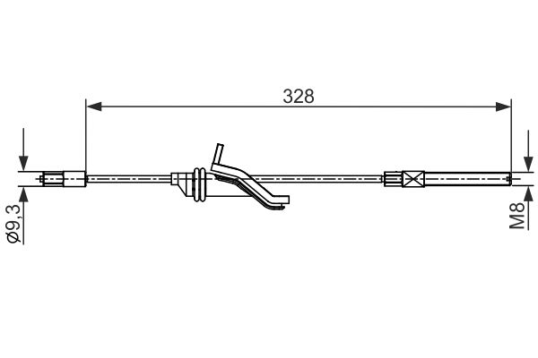 Handremkabel Bosch 1 987 482 545