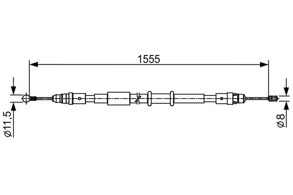 Handremkabel Bosch 1 987 482 552