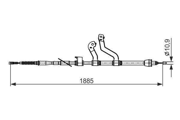 Handremkabel Bosch 1 987 482 573