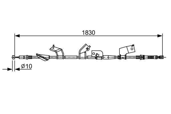 Handremkabel Bosch 1 987 482 577