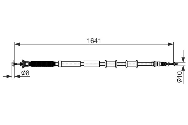 Handremkabel Bosch 1 987 482 582