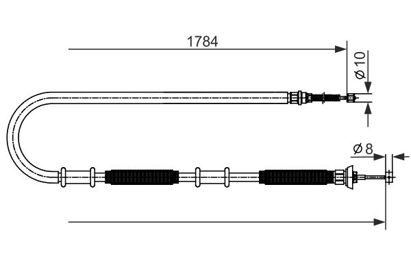 Handremkabel Bosch 1 987 482 587