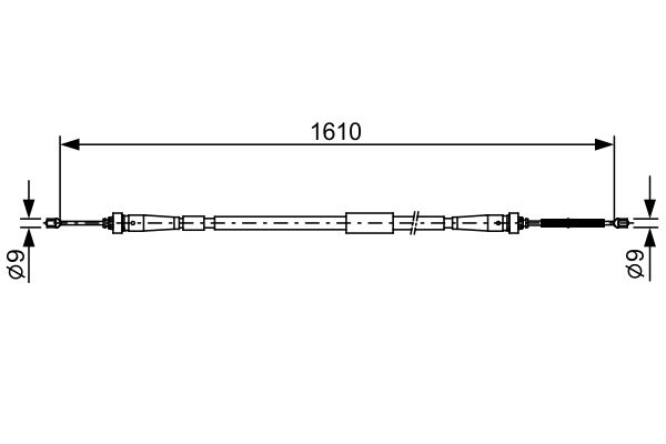 Handremkabel Bosch 1 987 482 636