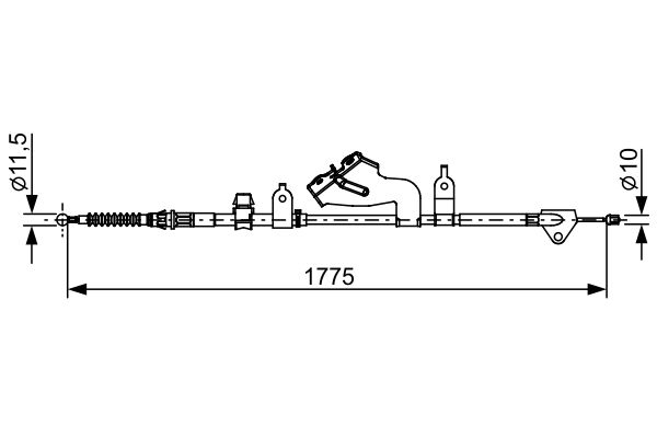 Handremkabel Bosch 1 987 482 655