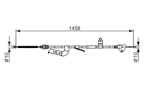 Bosch Handremkabel 1 987 482 662