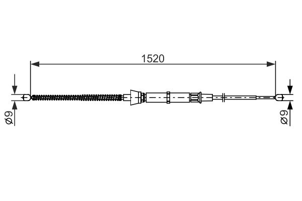 Bosch Handremkabel 1 987 482 670