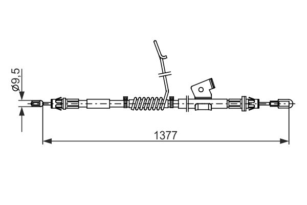 Bosch Handremkabel 1 987 482 672