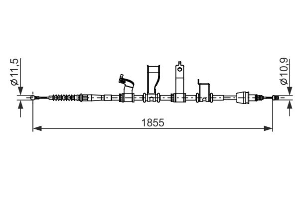 Bosch Handremkabel 1 987 482 685