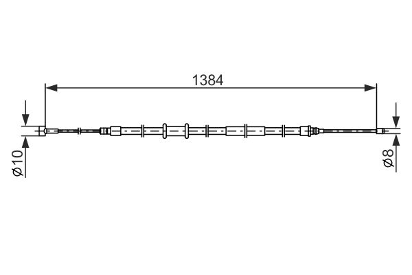 Bosch Handremkabel 1 987 482 718