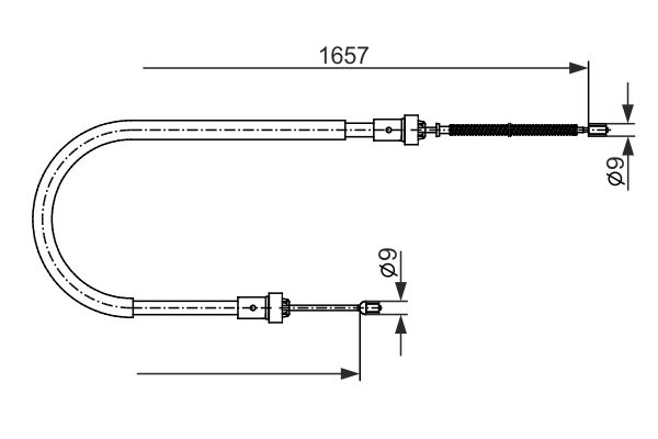 Bosch Handremkabel 1 987 482 720