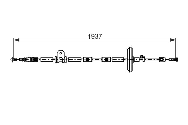 Bosch Handremkabel 1 987 482 725