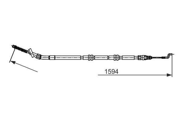 Bosch Handremkabel 1 987 482 729