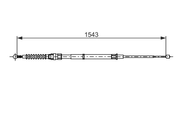 Bosch Handremkabel 1 987 482 735
