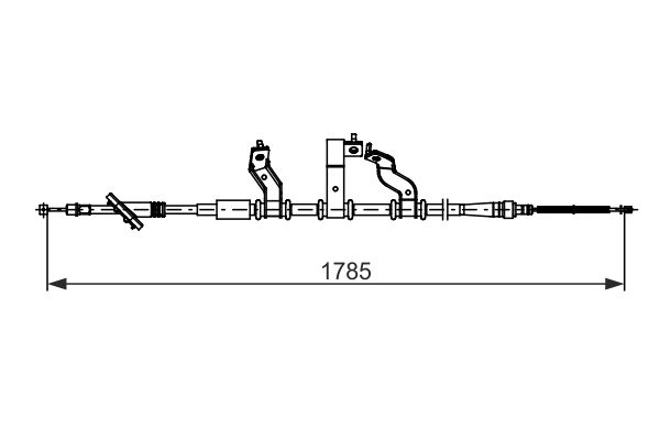 Bosch Handremkabel 1 987 482 741