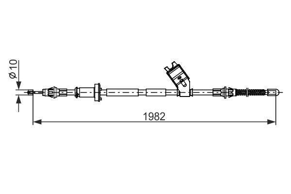 Bosch Handremkabel 1 987 482 747