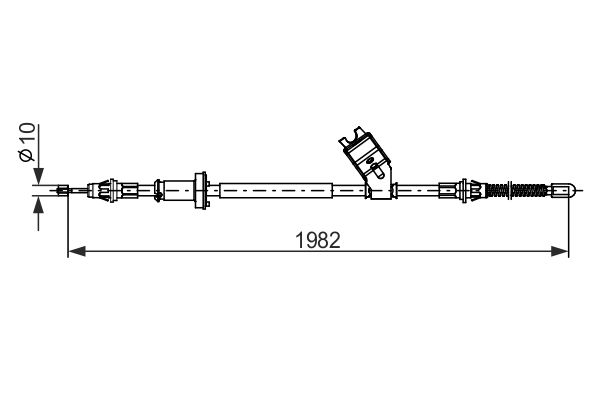 Bosch Handremkabel 1 987 482 748