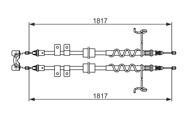 Bosch Handremkabel 1 987 482 776