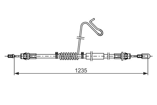 Bosch Handremkabel 1 987 482 778