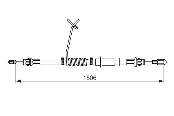 Bosch Handremkabel 1 987 482 779