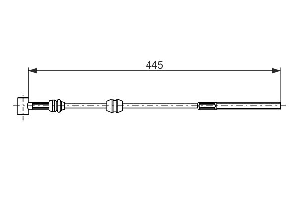 Bosch Handremkabel 1 987 482 783