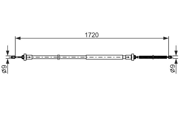 Bosch Handremkabel 1 987 482 831