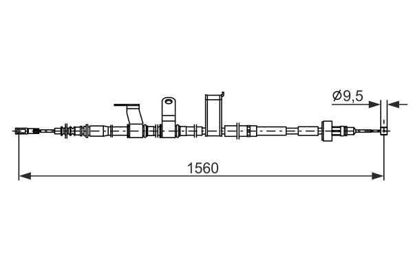 Bosch Handremkabel 1 987 482 838