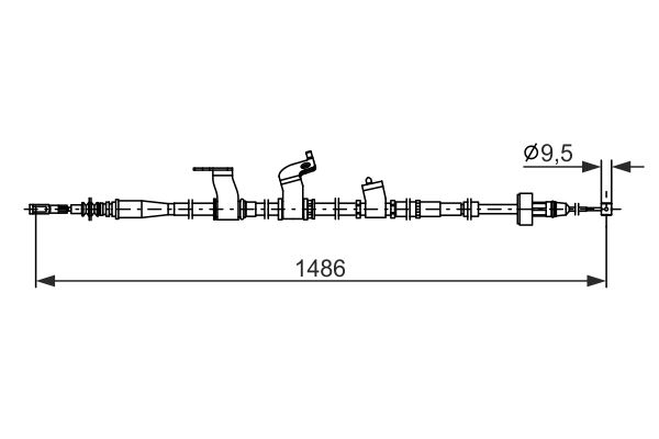 Bosch Handremkabel 1 987 482 846