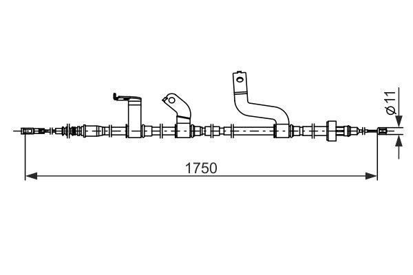 Bosch Handremkabel 1 987 482 850