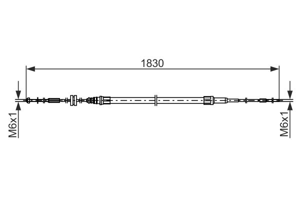 Bosch Handremkabel 1 987 482 863