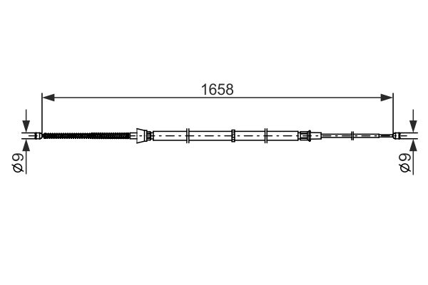 Bosch Handremkabel 1 987 482 865