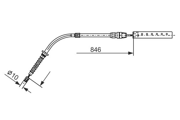 Handremkabel Bosch 1 987 482 866