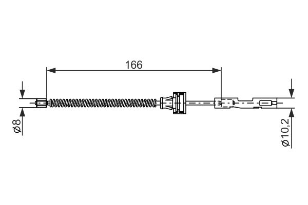 Bosch Handremkabel 1 987 482 875